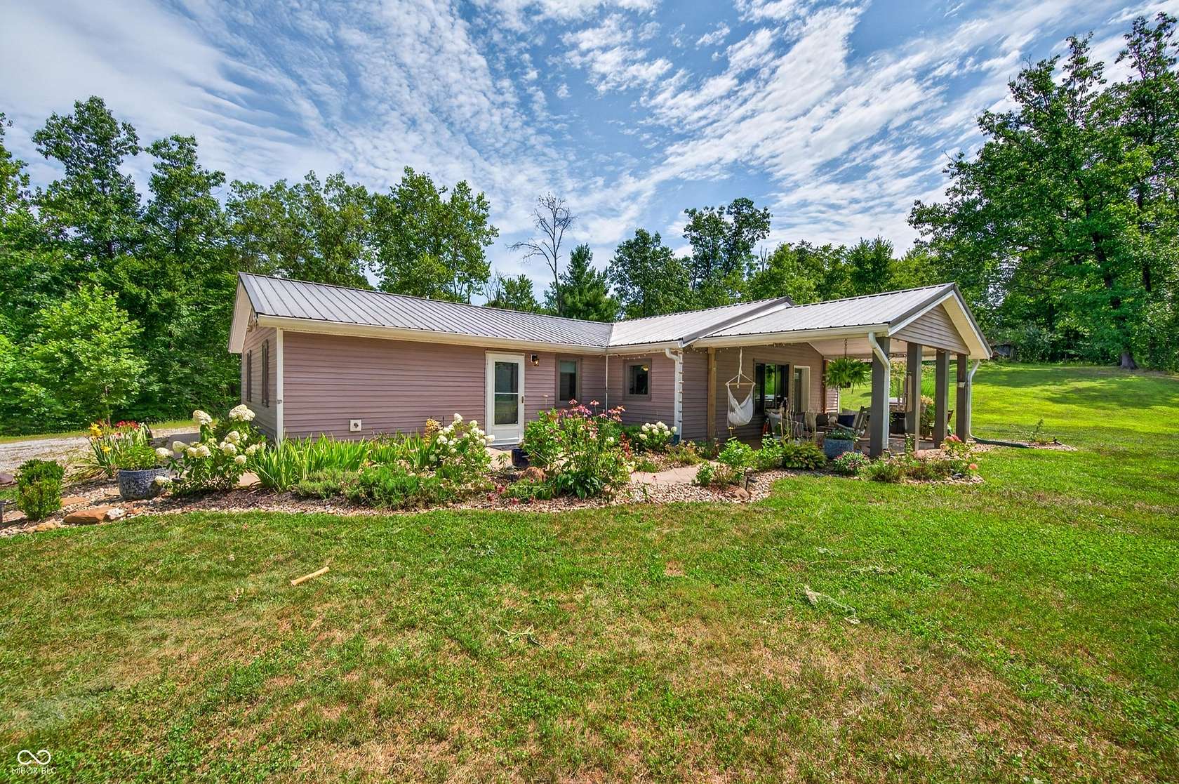 5.65 Acres of Land with Home for Sale in Morgantown, Indiana