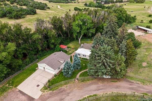 6.75 Acres of Land with Home for Sale in Sedalia, Colorado