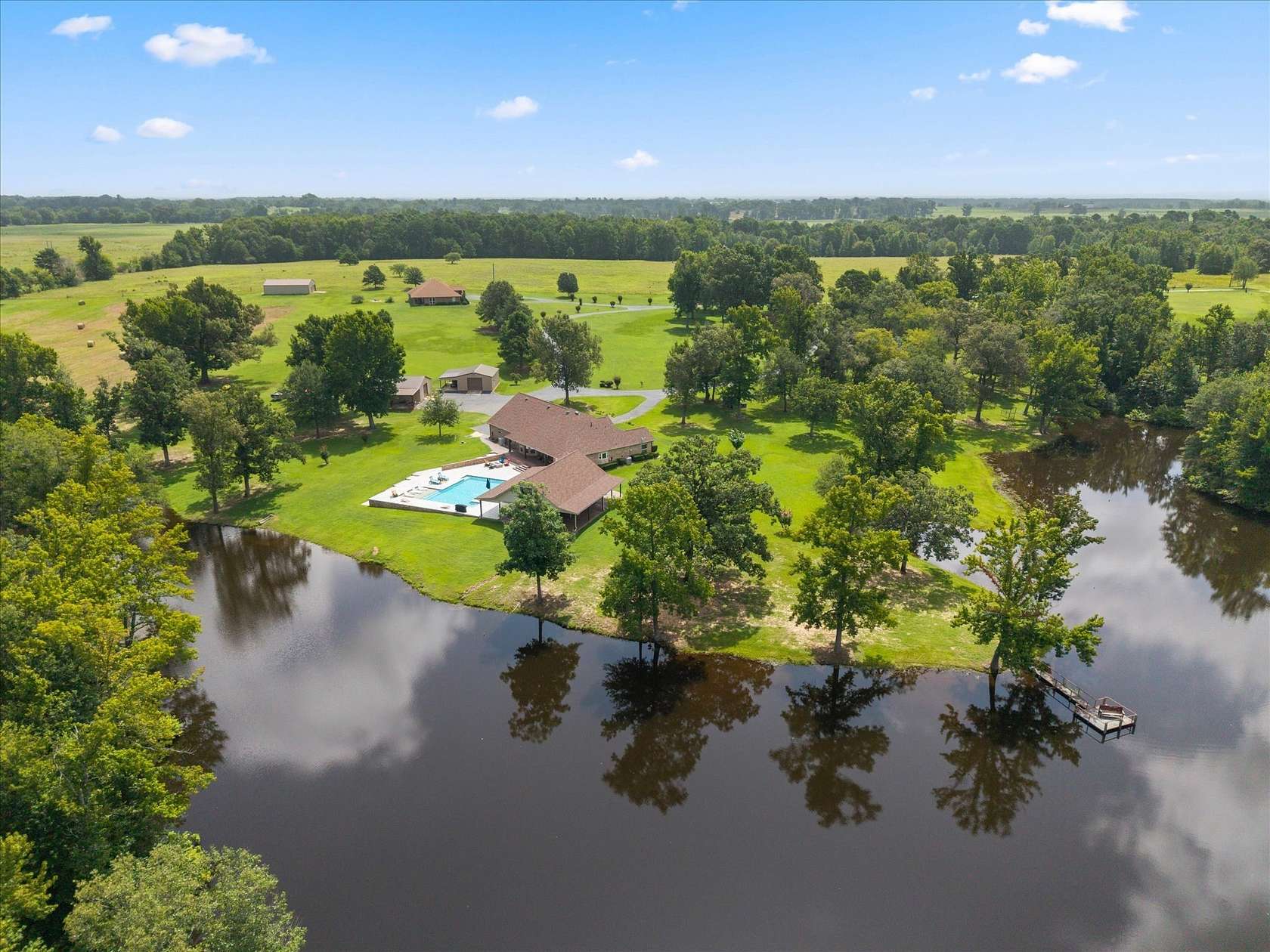 30.4 Acres of Land with Home for Sale in Mount Pleasant, Texas