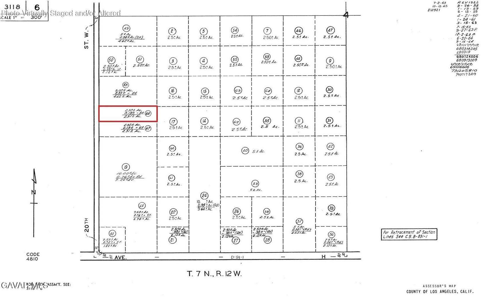 2.32 Acres of Commercial Land for Sale in Lancaster, California