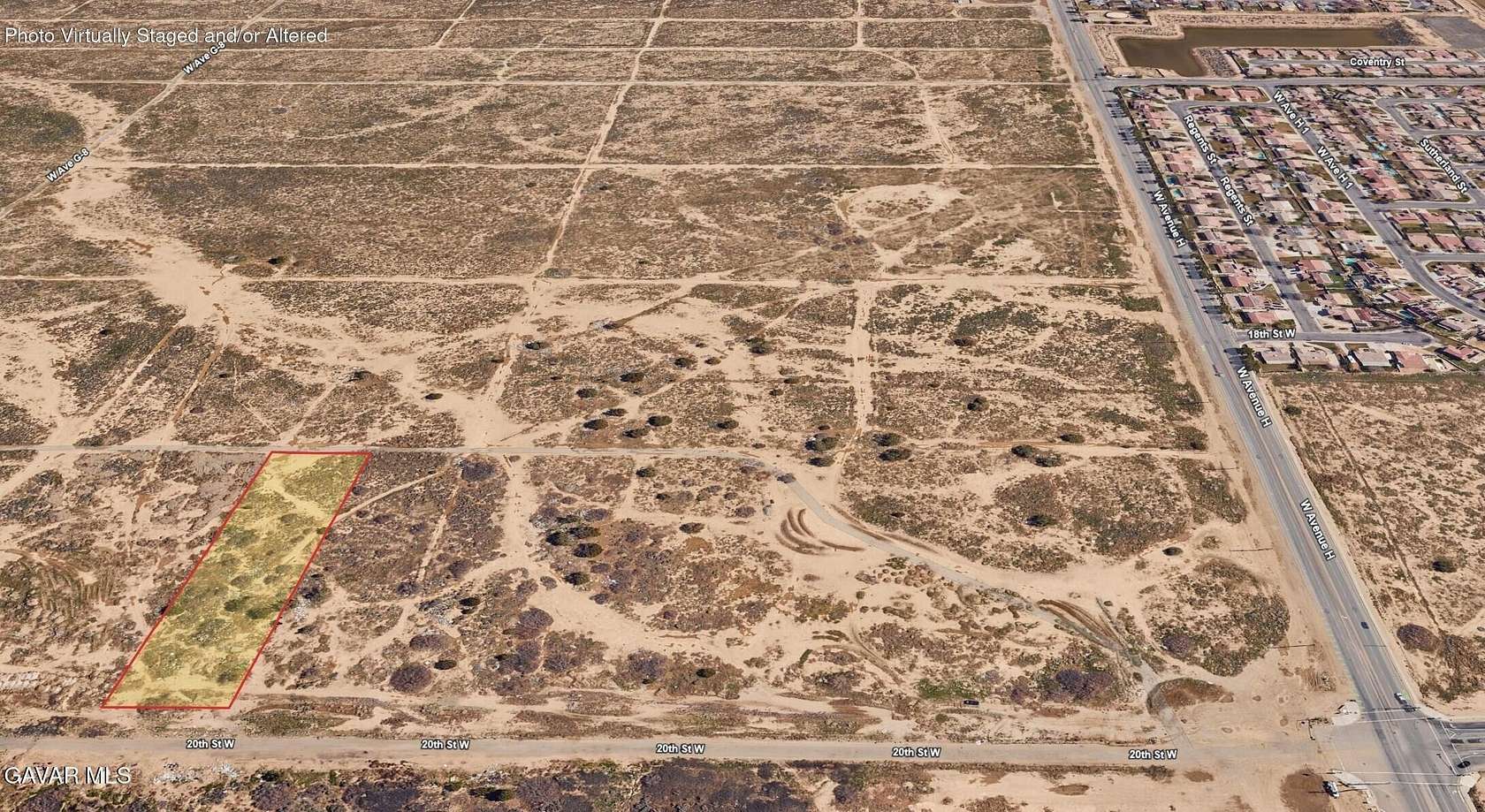 2.32 Acres of Commercial Land for Sale in Lancaster, California