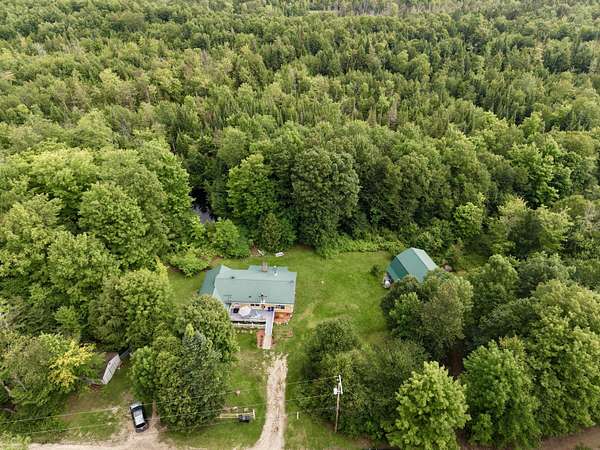 18.7 Acres of Recreational Land with Home for Sale in St. Regis Falls, New York