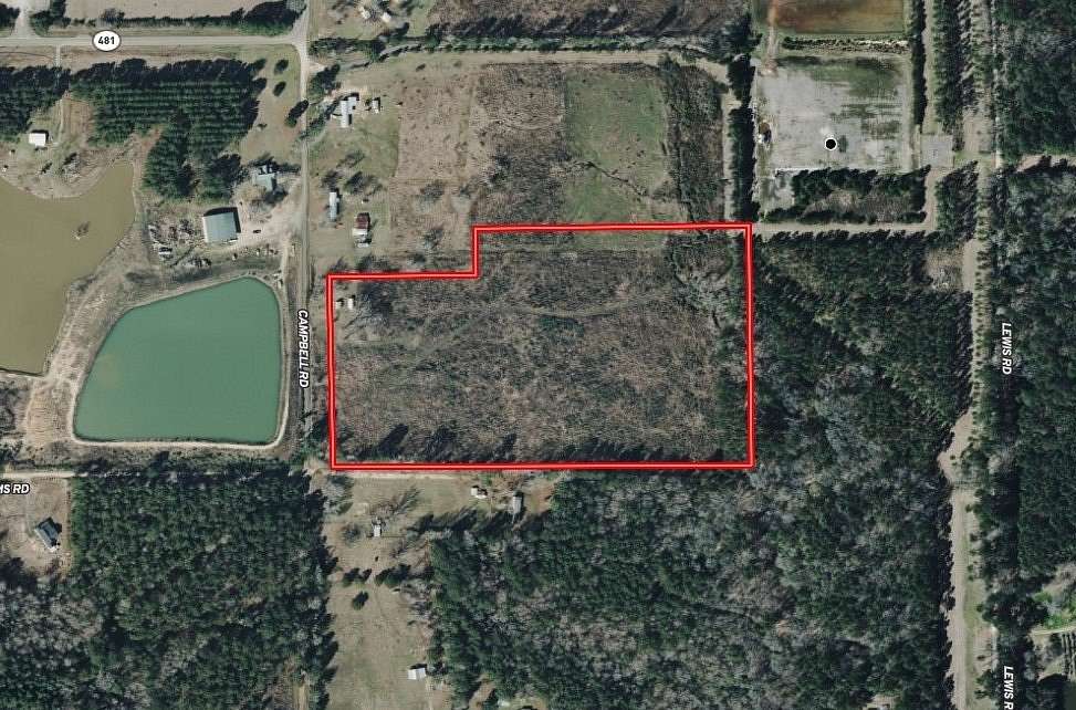 19.8 Acres of Recreational & Residential Land for Sale in Converse, Louisiana