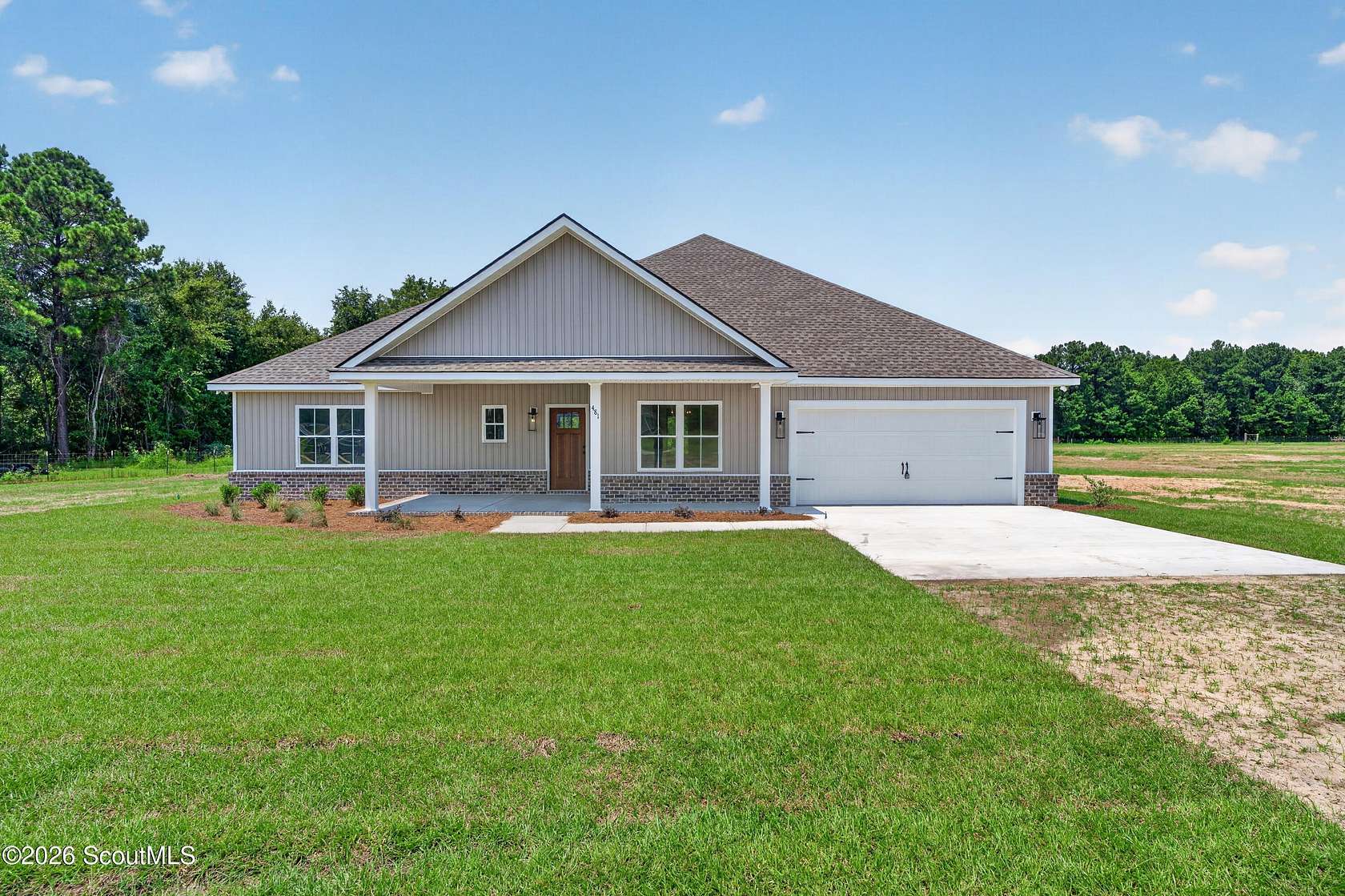6.43 Acres of Land with Home for Sale in Ludowici, Georgia