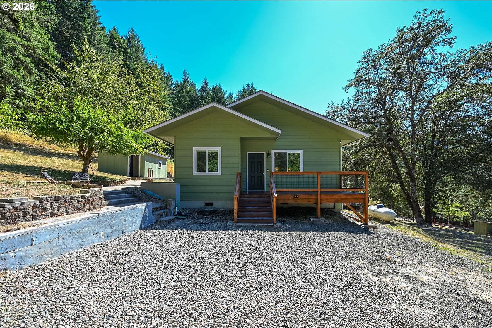 5.4 Acres of Land with Home for Sale in Umpqua, Oregon