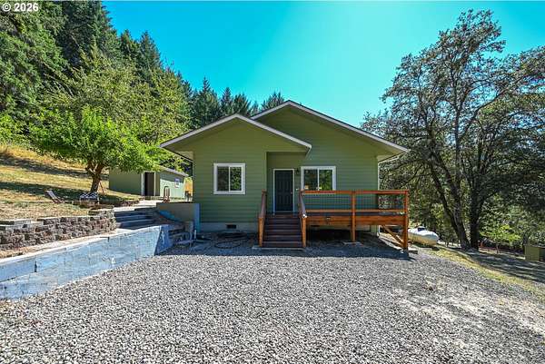 5.4 Acres of Land with Home for Sale in Umpqua, Oregon