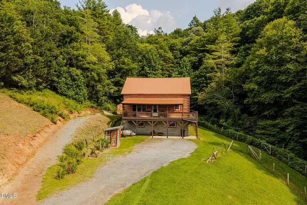 4.52 Acres of Land with Home for Sale in Laurel Springs, North Carolina