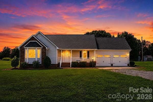 4.86 Acres of Land with Home for Sale in Stanfield, North Carolina