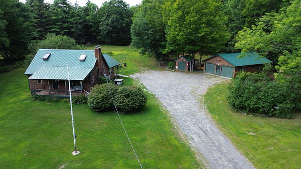 5.4 Acres of Land with Home for Sale in Starks, Maine
