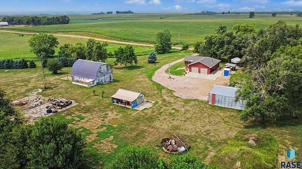 19.5 Acres of Land with Home for Sale in Parker, South Dakota