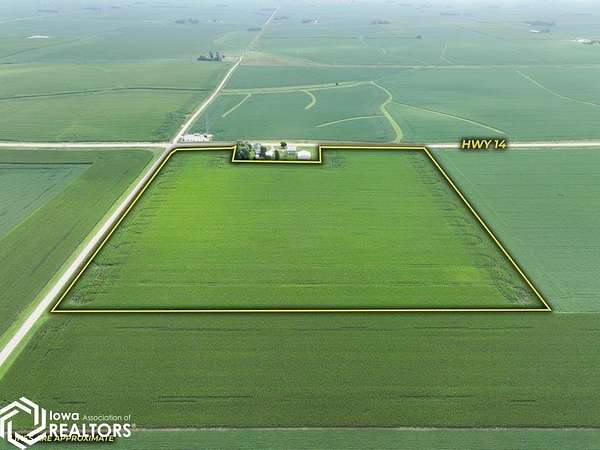 36 Acres of Agricultural Land for Sale in Conrad, Iowa
