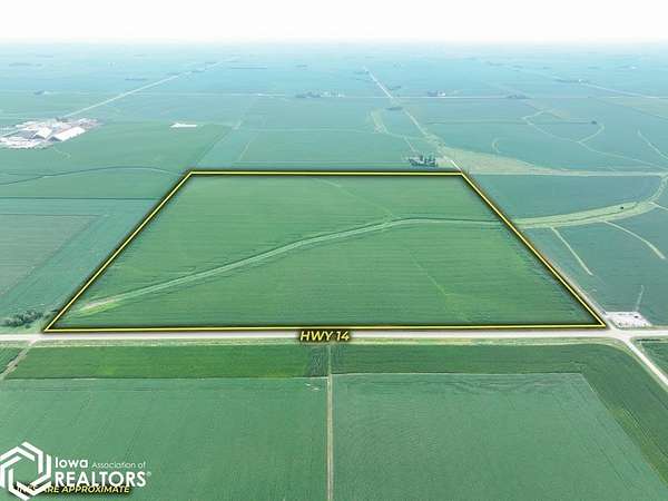 156 Acres of Agricultural Land for Sale in Conrad, Iowa