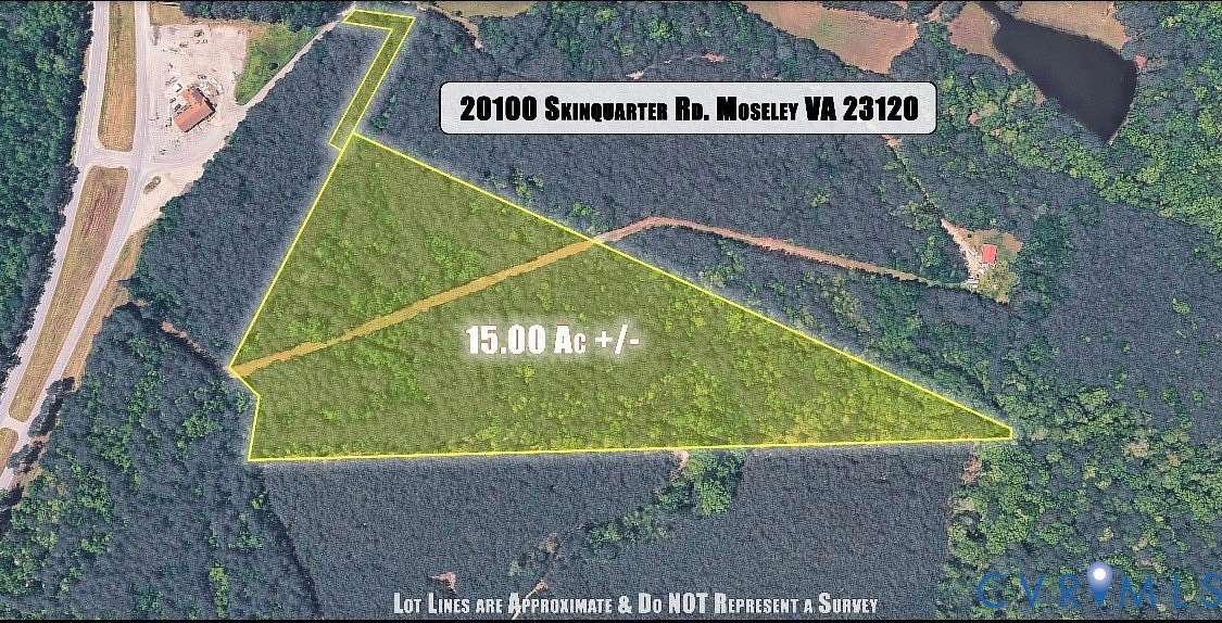 14.4 Acres of Land for Sale in Moseley, Virginia