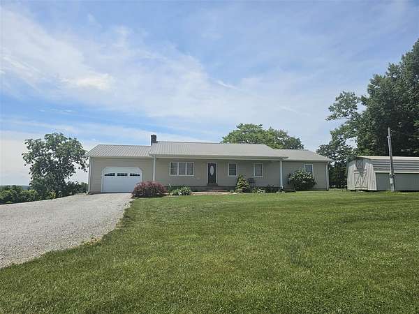 59 Acres of Land with Home for Sale in Greensburg, Kentucky