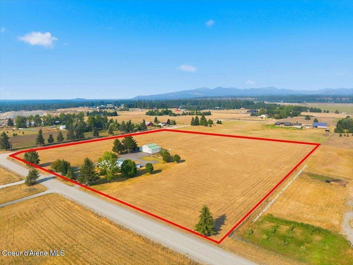 9.16 Acres of Land with Home for Sale in Rathdrum, Idaho