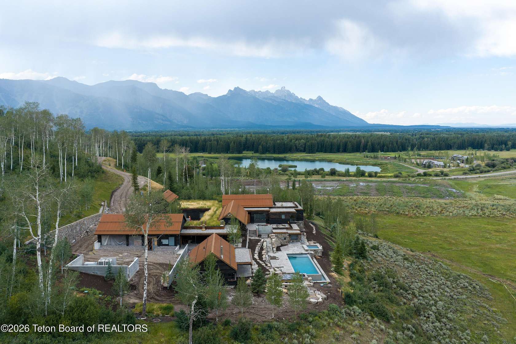 35.5 Acres of Recreational Land with Home for Sale in Jackson, Wyoming