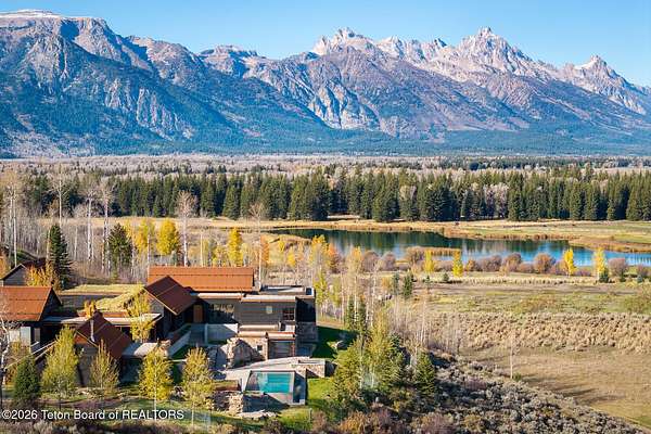 35.5 Acres of Recreational Land with Home for Sale in Jackson, Wyoming