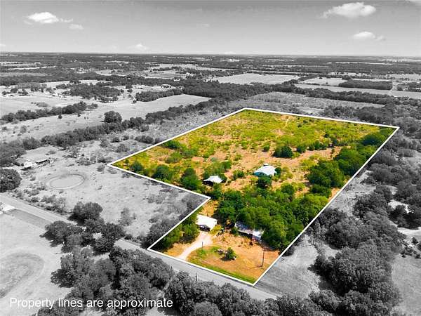 10 Acres of Land with Home for Sale in Gholson, Texas