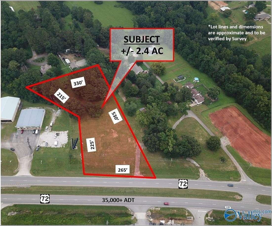 2.39 Acres of Commercial Land for Sale in Athens, Alabama