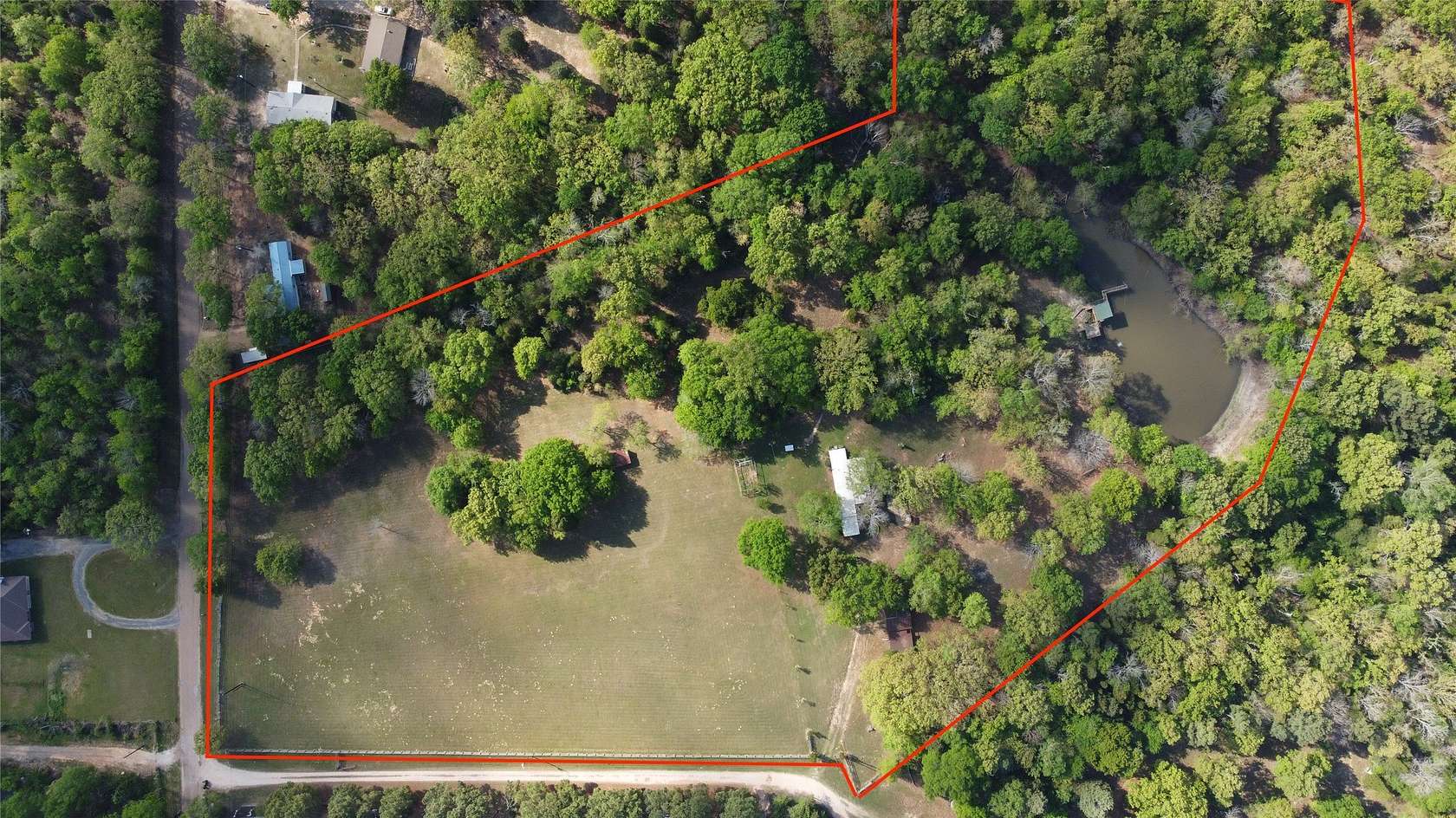 13 Acres of Recreational & Residential Land for Sale in Malakoff, Texas