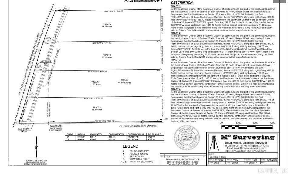 11.2 Acres of Land for Sale in Paragould, Arkansas