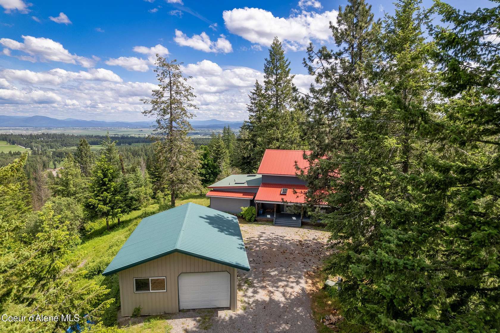 10.3 Acres of Recreational Land with Home for Sale in Rathdrum, Idaho