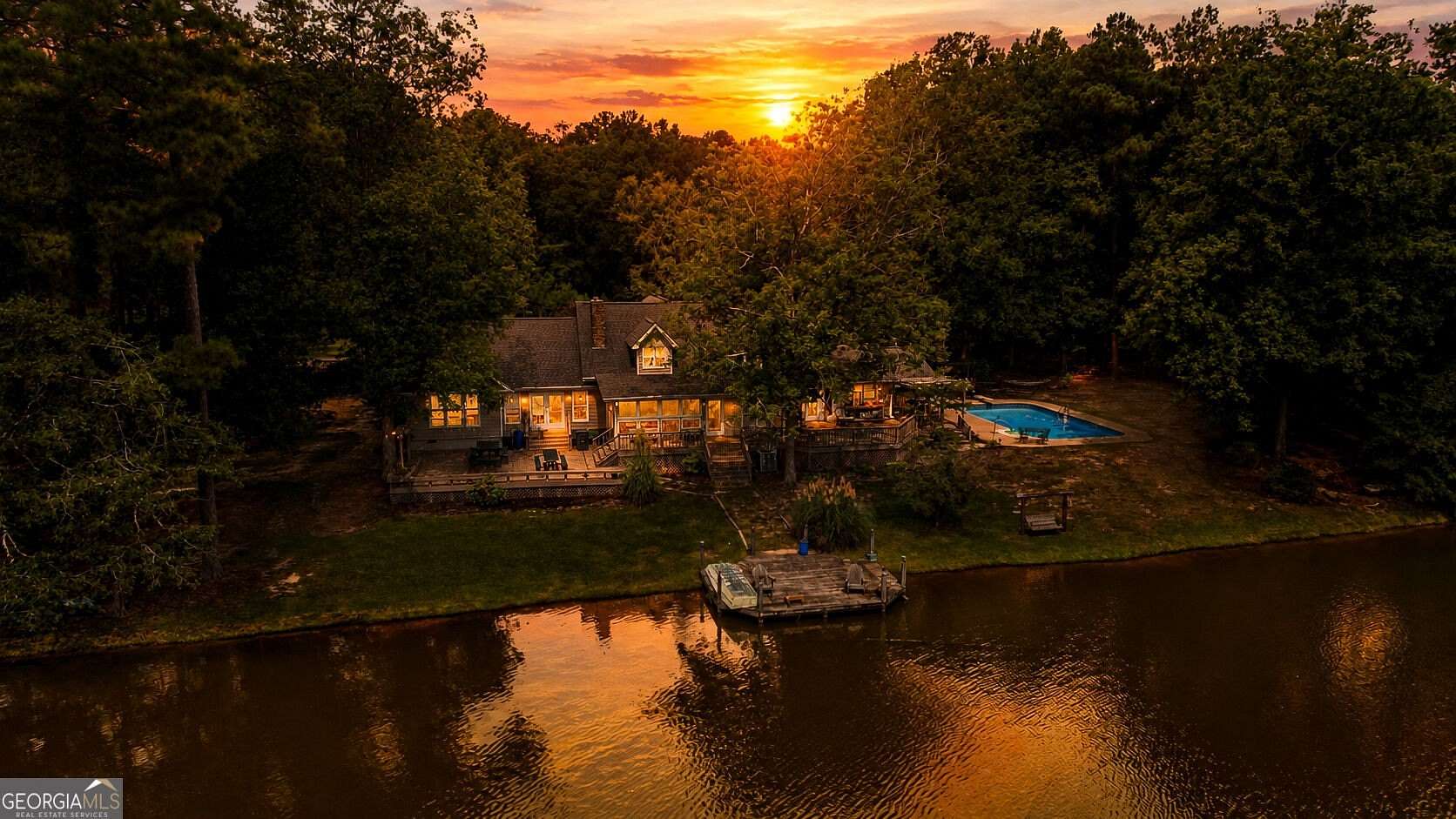 28 Acres of Recreational Land with Home for Sale in LaGrange, Georgia