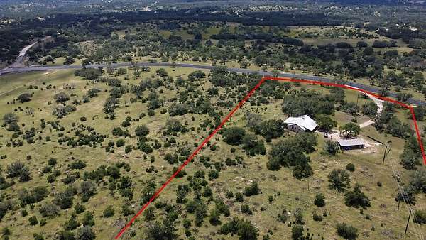 12.1 Acres of Land with Home for Sale in Johnson City, Texas
