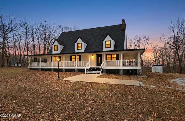 4.8 Acres of Land with Home for Sale in Neosho, Missouri