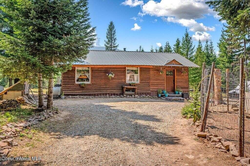 9.8 Acres of Land with Home for Sale in Moyie Springs, Idaho