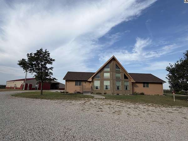 17.7 Acres of Land with Home for Sale in Lindsborg, Kansas