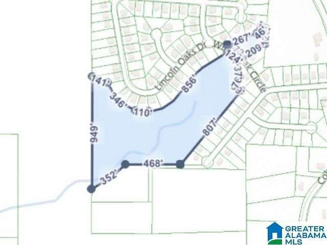 17 Acres of Land for Sale in Lincoln, Alabama