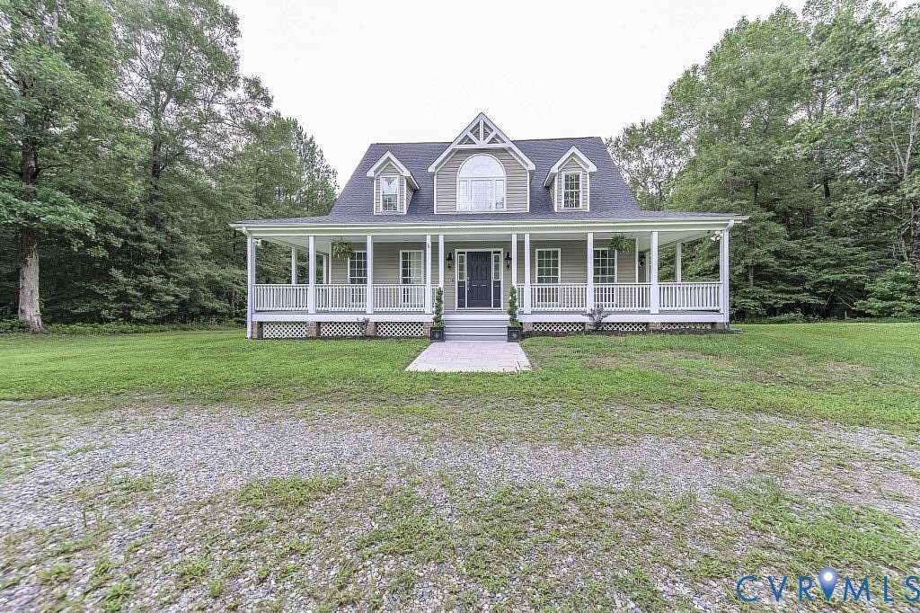 8.66 Acres of Land with Home for Sale in Moseley, Virginia