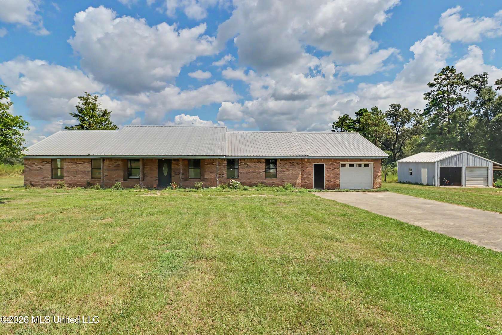 10 Acres of Land with Home for Sale in Lumberton, Mississippi