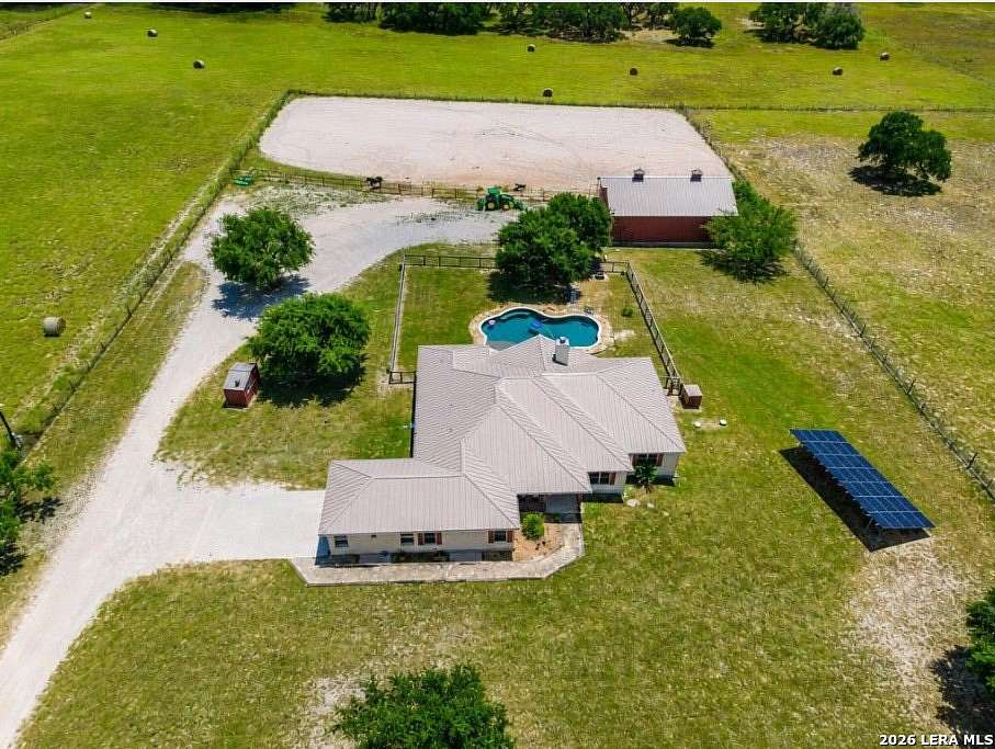 4.16 Acres of Land with Home for Sale in La Vernia, Texas