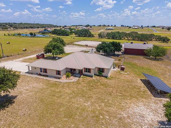 4.16 Acres of Land with Home for Sale in La Vernia, Texas