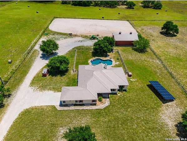 4.16 Acres of Land with Home for Sale in La Vernia, Texas