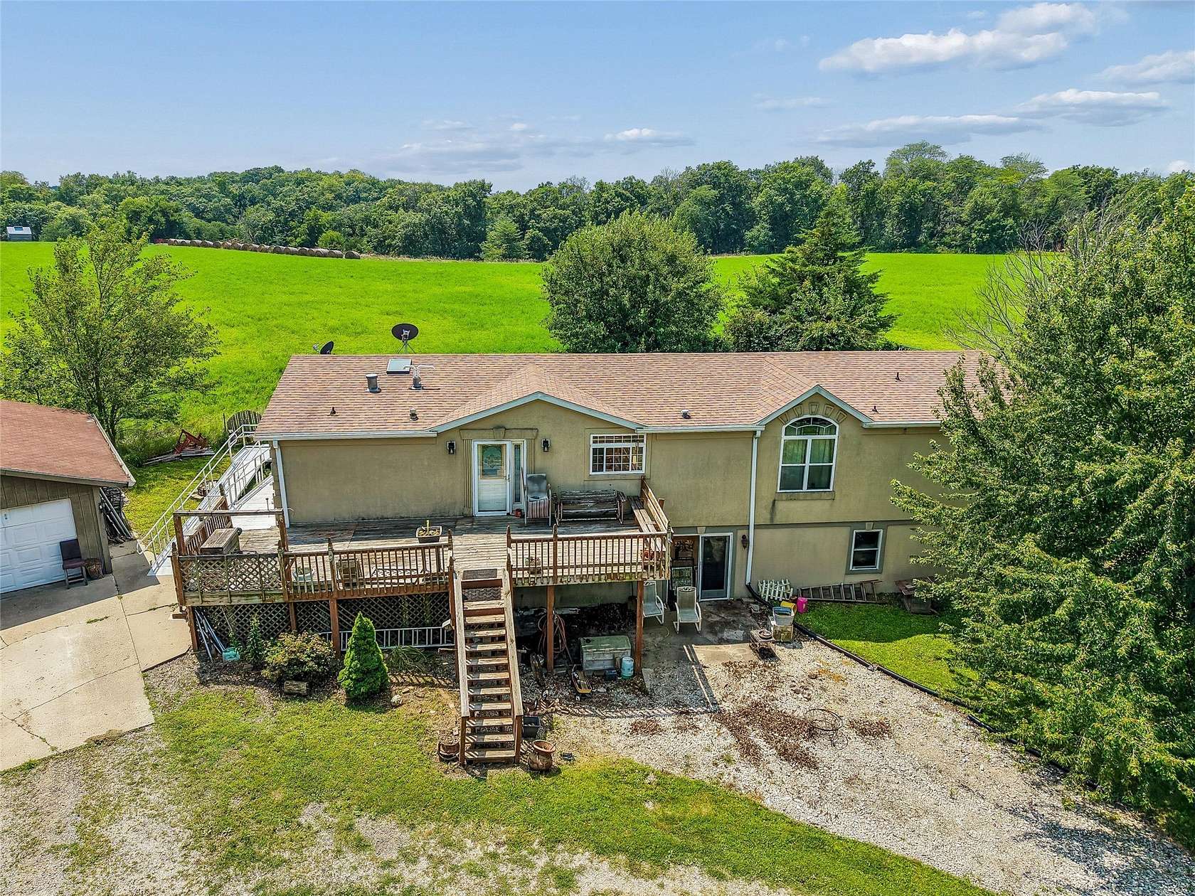 2 Acres of Land with Home for Sale in Ackworth, Iowa