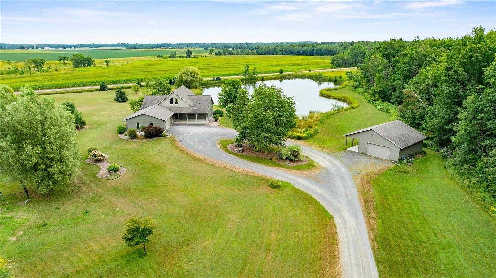 10.7 Acres of Land with Home for Sale in Arpin, Wisconsin