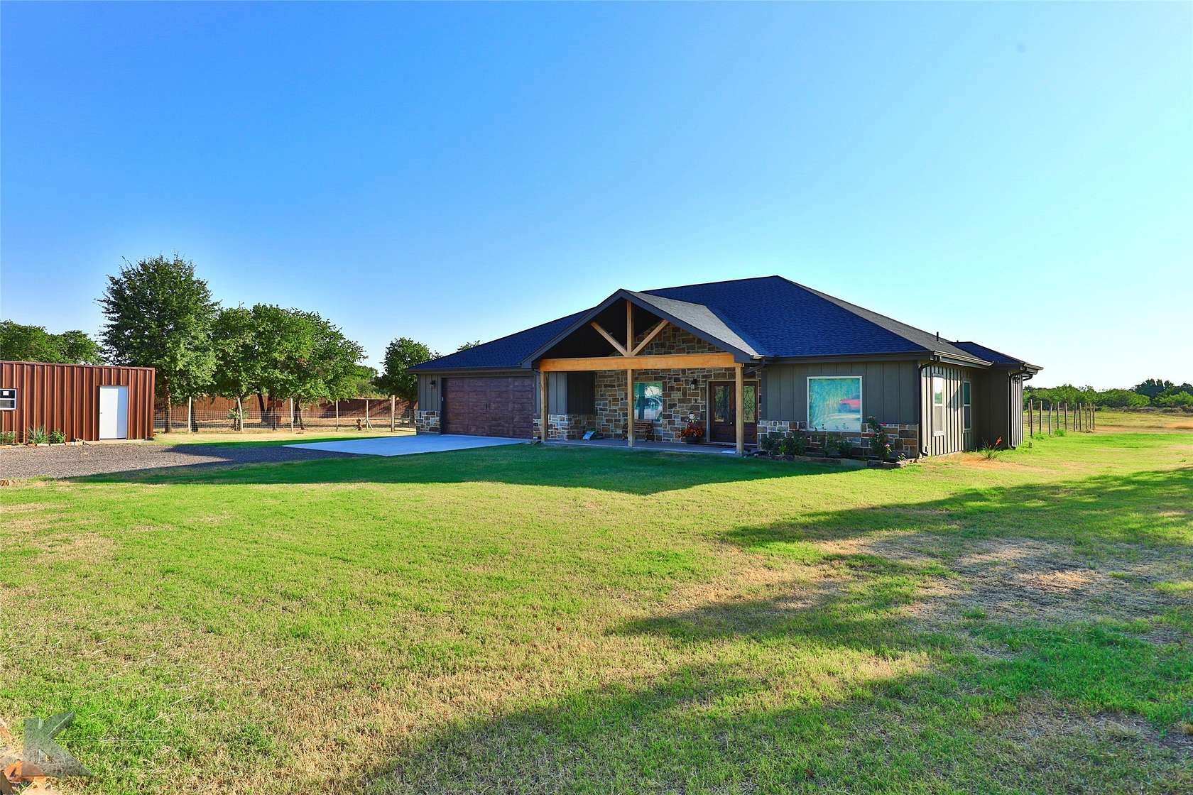 4.67 Acres of Land with Home for Sale in Hawley, Texas