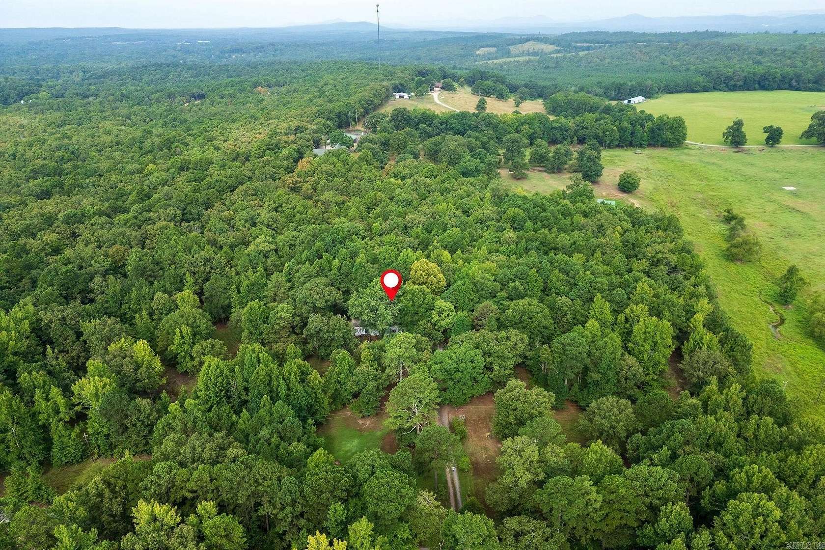 8.88 Acres of Land with Home for Sale in Pearcy, Arkansas