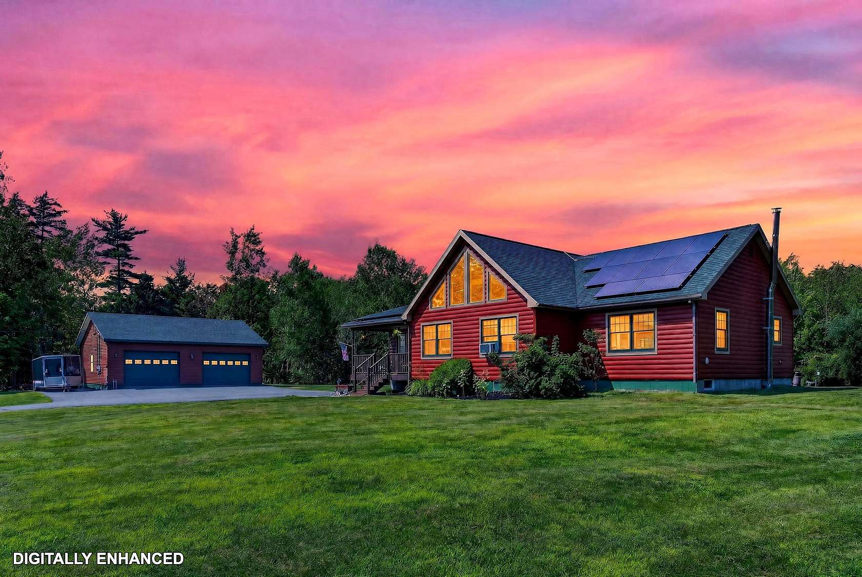 16.5 Acres of Recreational Land with Home for Sale in Belgrade, Maine