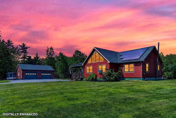 16.5 Acres of Recreational Land with Home for Sale in Belgrade, Maine