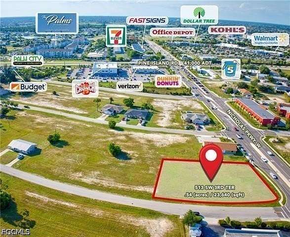 0.54 Acres of Commercial Land for Sale in Cape Coral, Florida
