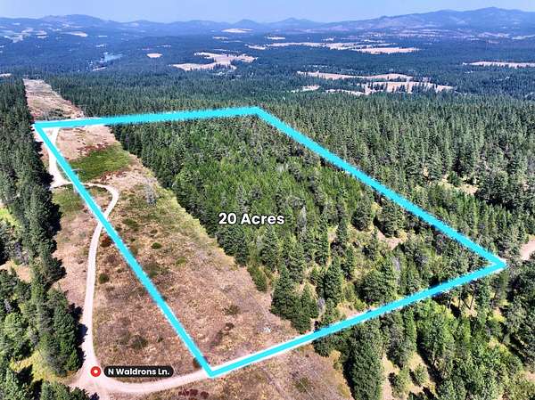 20 Acres of Recreational & Residential Land for Sale in Chattaroy, Washington