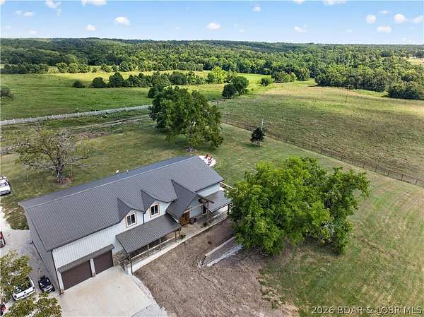 64.5 Acres of Land with Home for Sale in Climax Springs, Missouri