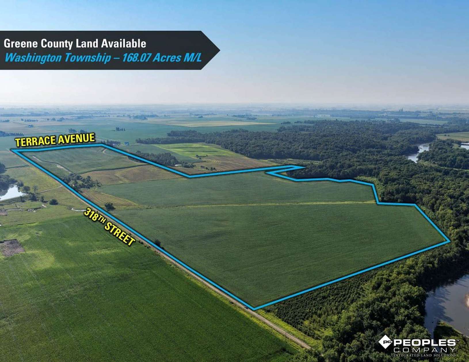 168 Acres of Land for Sale in Rippey, Iowa