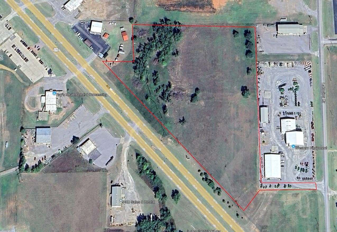 13 Acres of Commercial Land for Sale in Woodward, Oklahoma