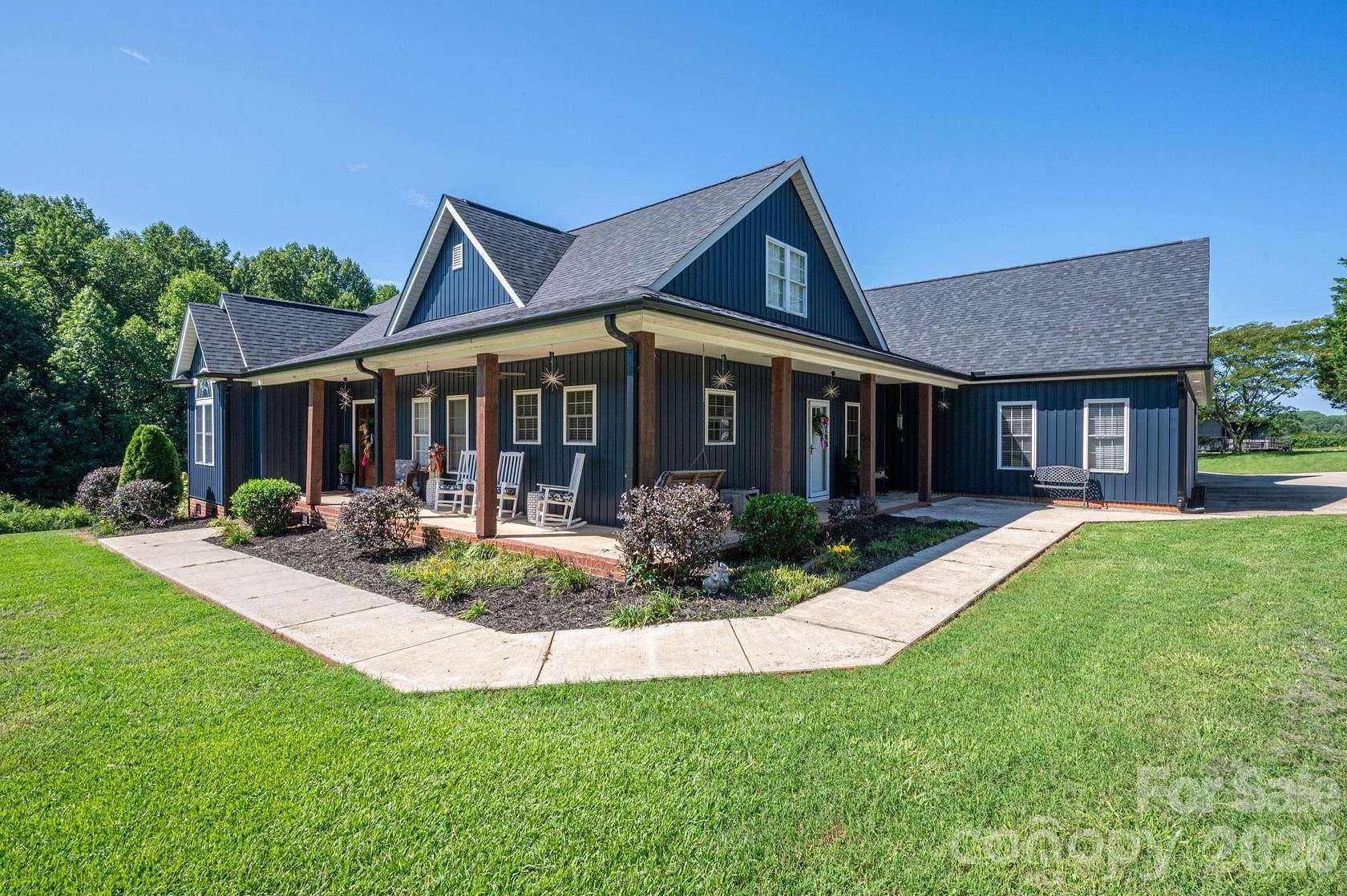 5.39 Acres of Land with Home for Sale in Vale, North Carolina