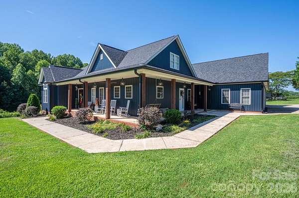 5.39 Acres of Land with Home for Sale in Vale, North Carolina